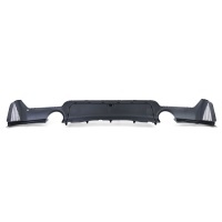 Diffuseur Echappement arriere BMW serie 4 F32 F33 F36 double sortie - noir brillant