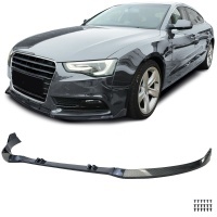 Spoiler lame avant - AUDI A5 8T facelift - look sport carbone - 11-17