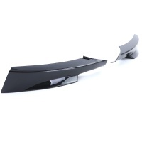 2 Splitters pour pare choc M - BMW Serie 3 E90 E91 LCI 09-11 - noir brillant