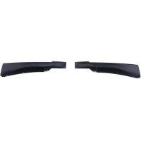 2 Splitters pour pare choc M - BMW Serie 3 E90 E91 LCI 09-11 - noir brillant