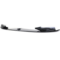 Spoiler lame pare choc - BMW Serie 5 F10 F11 10-17 - look mperf - noir brillant