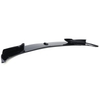 Spoiler lame pare choc - BMW Serie 5 F10 F11 10-17 - look mperf - noir brillant