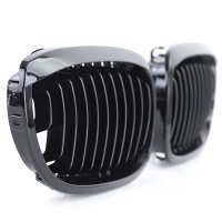 Grilles calandre BMW Serie 3 E46 coupe phase 2 03-06 - Noir Brillant