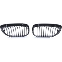 Grilles calandre BMW Serie 3 E46 coupe phase 2 03-06 - Noir Brillant