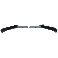 Spoiler lame de pare choc - BMW Serie 1 F20 F21 10-14 - look mperf - noir brillant