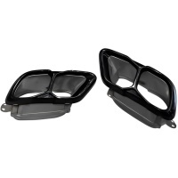 4 Sorties d’échappement look M-Performance noires pour BMW X5 G05 LCI 23-25