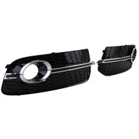 Grilles antibrouillard Audi Q5 12-16 - Noir brillant - look RS