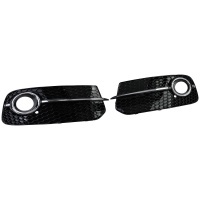 Grilles antibrouillard Audi Q5 12-16 - Noir brillant - look RS