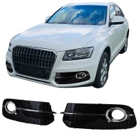 Grilles antibrouillard Audi Q5 12-16 - Noir brillant - look RS