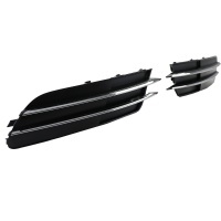 Grilles antibrouillard Audi A6 C7 11-14 - Noir chrome - look S