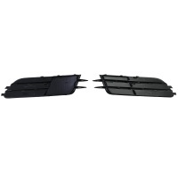 Grilles antibrouillard Audi A6 C7 11-14 - Noir chrome - look S