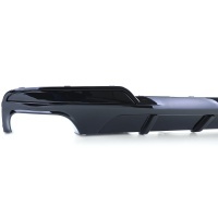 Diffuseur arriere BMW serie 5 F10 F11 sortie double look mperf - brillant