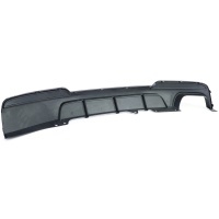 Diffuseur arriere BMW serie 5 F10 F11 sortie double look mperf - brillant