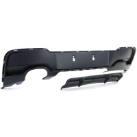 Diffuseur arriere BMW serie 1 F20 F21 phase 1 double sortie gauche - Mat