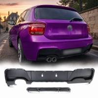 Diffuseur arriere BMW serie 1 F20 F21 phase 1 double sortie gauche - Mat