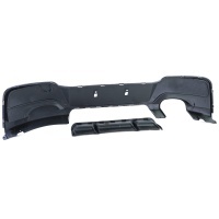 Diffuseur arriere BMW serie 1 F20 F21 phase 1 double sortie gauche - brillant