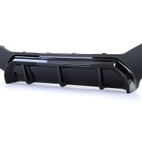 Diffuseur arriere BMW serie 1 F20 F21 phase 2 LCI double sortie - brillant