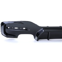 Diffuseur arriere BMW serie 1 F20 F21 phase 2 LCI double sortie - brillant