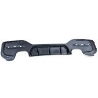 Diffuseur arriere BMW serie 1 F20 F21 phase 2 LCI double sortie - brillant