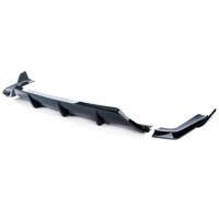 Diffuseur arriere BMW X5 F15 13-18 look Mperf - noir Brillant