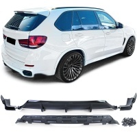 Diffuseur arriere BMW X5 F15 13-18 look Mperf - noir Brillant