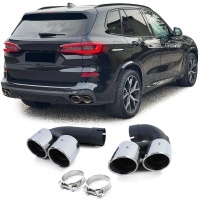 Embouts - Pots Echappements inox BMW X5 G05 X6 G06 - look m