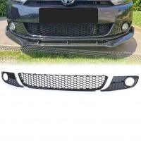 Grilles VW GOLF 6 - look GTI nid d'abeille - Noir Brillant