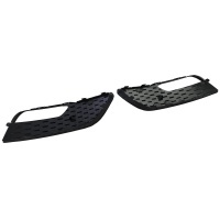 Grilles antibrouillard Audi A3 8V 2012 -2016 - look RS3 noir brillant
