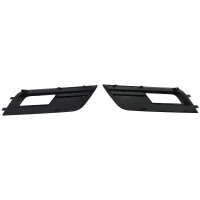 Grilles antibrouillard Audi A4 B8 facelift 11-15 - Noir brillant - look RS4