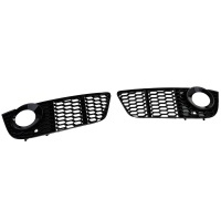 Grilles antibrouillard Audi A5 8T 07-11 - Noir brillant - look RS