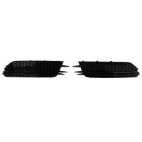 Grilles antibrouillard Audi A6 C7 11-14 - Noir brillant - look RS