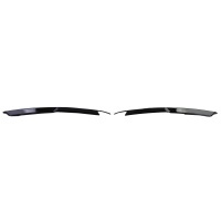 2 Paupieres de phares VW Polo 9N3 05-09 - noir brillant
