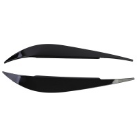 2 Paupieres de phares BMW Serie 4 F32 F33 F36 - noir brillant