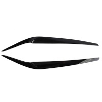 2 Paupieres de phares BMW Serie 5 G30 G31 - noir brillant