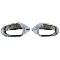 Coques retroviseur Chrome Mat pour Audi A6 C7 sans assistant - 11-18