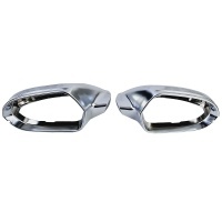 Coques retroviseur Chrome Mat pour Audi A6 C7 sans assistant - 11-18