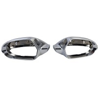 Coques retroviseur Chrome Mat pour Audi A6 C7 assistant - 11-18