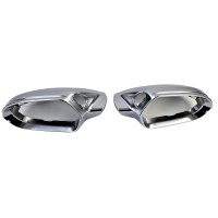 Coques retroviseur Chrome Mat pour Audi A6 C7 assistant - 11-18