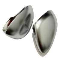 Matte Chrome mirror covers for VW GOLF 8 + ID3 Assist - GTI look