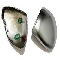 Coques retroviseur Chrome Mat pour VW GOLF 8 + ID3 Assist - look GTI