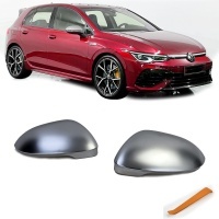 Coques retroviseur Chrome Mat pour VW GOLF 8 + ID3 Assist - look GTI