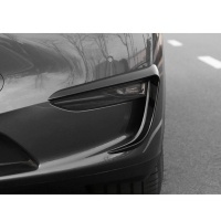 Enjoliveurs antibrouillards - Noir Brillant - Tesla Model 3