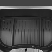 Tapete de bagageira dianteiro em borracha - Preto Mate - Tesla Model 3