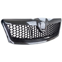 Grille calandre Skoda Octavia 1Z 09-13 - look RS - Noir Chrome