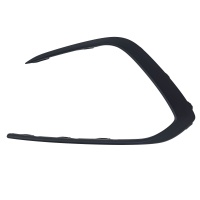 Jeu de moulures de pare choc avant noir mat pour VW Golf 8 GTI / GTD / R-Line 19-24