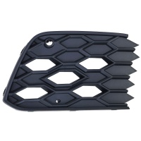 Jeu de grilles de pare choc avant nid d’abeille noir mat pour VW Golf 8 GTI / GTD 19-24