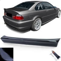 Aileron spoiler de coffre - BMW Serie 3 E46 Coupe 99-06 - look CSL noir brillant