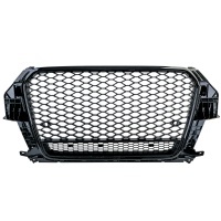 Grille calandre Audi Q3 11-14 - look quattro RSQ3 - Noir Laqué - PDC