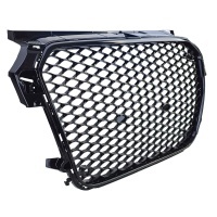 Grille calandre Audi A1 8X 10-14 - Nid d'abeille RS1 - Noir