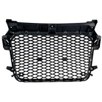 Grille calandre Audi A1 8X 10-14 - Nid d'abeille RS1 - Noir